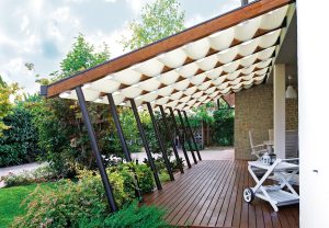 Лучшая идея навеса для дачи